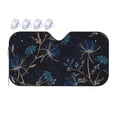 thumbnail image 1 of ZICANCN Car Sun Shades Front Windshield, Vintage Botanical Abstract Floral Automotive Front Window Sun Shield Visor, Medium Size, 1 of 9