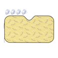 thumbnail image 1 of ZICANCN Car Sun Shades Front Windshield, Yellow Memphis Form Elements Automotive Front Window Sun Shield Visor, Medium Size, 1 of 9