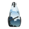 thumbnail image 1 of ZICANCN Crossbody Sling Bag for Men Women - Forest Winter Tree Casual Shoulder Backpacks for Travel Sport Climbing Runners Daypack, 1 of 9