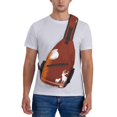 thumbnail image 1 of ZICANCN Crossbody Sling Bags for Women Men,Red Night Forest Casual Shoulder Backpacks for Hiking Daypacks, 1 of 9