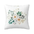thumbnail image 1 of ZICANCN Decorative Throw Pillow Covers , Flower Daisy Leaves Couch Sofa Decorative Knit Pillow Covers for Living Room Farmhouse 12"x12", 1 of 8