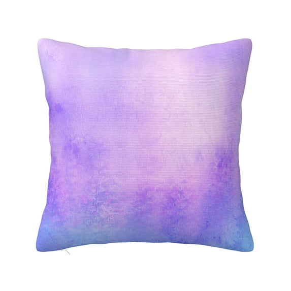 ZICANCN Dreamy Purple Forest Decorative Throw Pillow Covers, Bed Couch Sofa Decorative Knit Pillow Covers for Living Room Farmhouse, 12"x12"