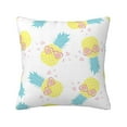thumbnail image 1 of ZICANCN Fashion Fun Pineapple Glasses Throw Pillow Covers, Bed Couch Sofa Knit Decorative Pillow Covers for Living Room Farmhouse, 18"x18", 1 of 8