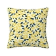 thumbnail image 1 of ZICANCN Fresh Yellow Daisy Throw Pillow Covers, Bed Couch Sofa Knit Decorative Pillow Covers for Living Room Farmhouse, 22"x22", 1 of 8