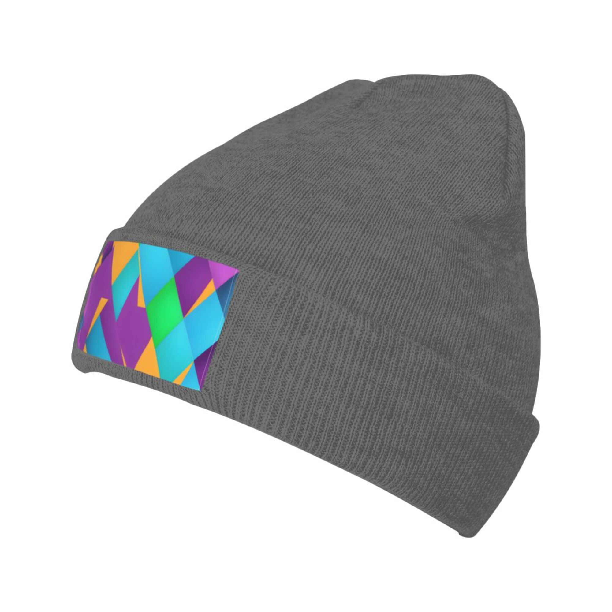 ZICANCN Geometric Colorful Modern Graphic Knit Beanie Hat  display picture 1