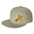 thumbnail image 1 of ZICANCN Giraffe Nature Baseball Caps, Trucker Hats for Men And Women, Adjustable Breathable Flat Caps, Natural, 1 of 8