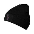 thumbnail image 1 of ZICANCN Hand Symbol Okay Sign Knit Beanie Hat, Winter Cap Soft Warm Classic Hats for Men Women, Black, 1 of 8