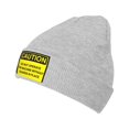thumbnail image 1 of ZICANCN Knit Beanie Hat-Danger Warning Winter Cap Soft Warm Classic Hats for Men Women Not Operate Machine Sign, 1 of 8