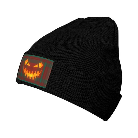 ZICANCN Knit Beanie Hat-Face Emotion Winter Cap Soft Warm Classic Hats for Men Women Smile Expression