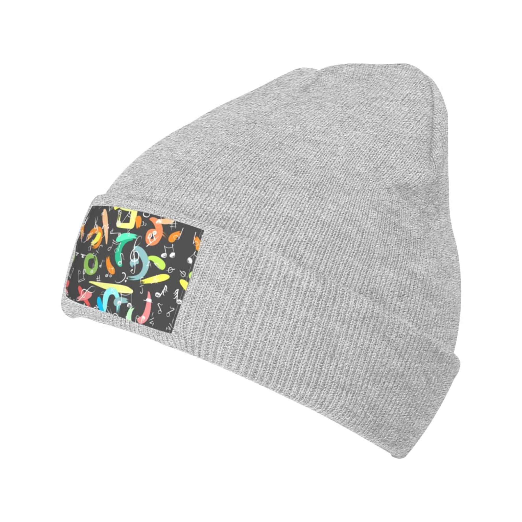 ZICANCN Knit Beanie Hat-Fun Note Sound Doodle Winter Cap Soft Warm