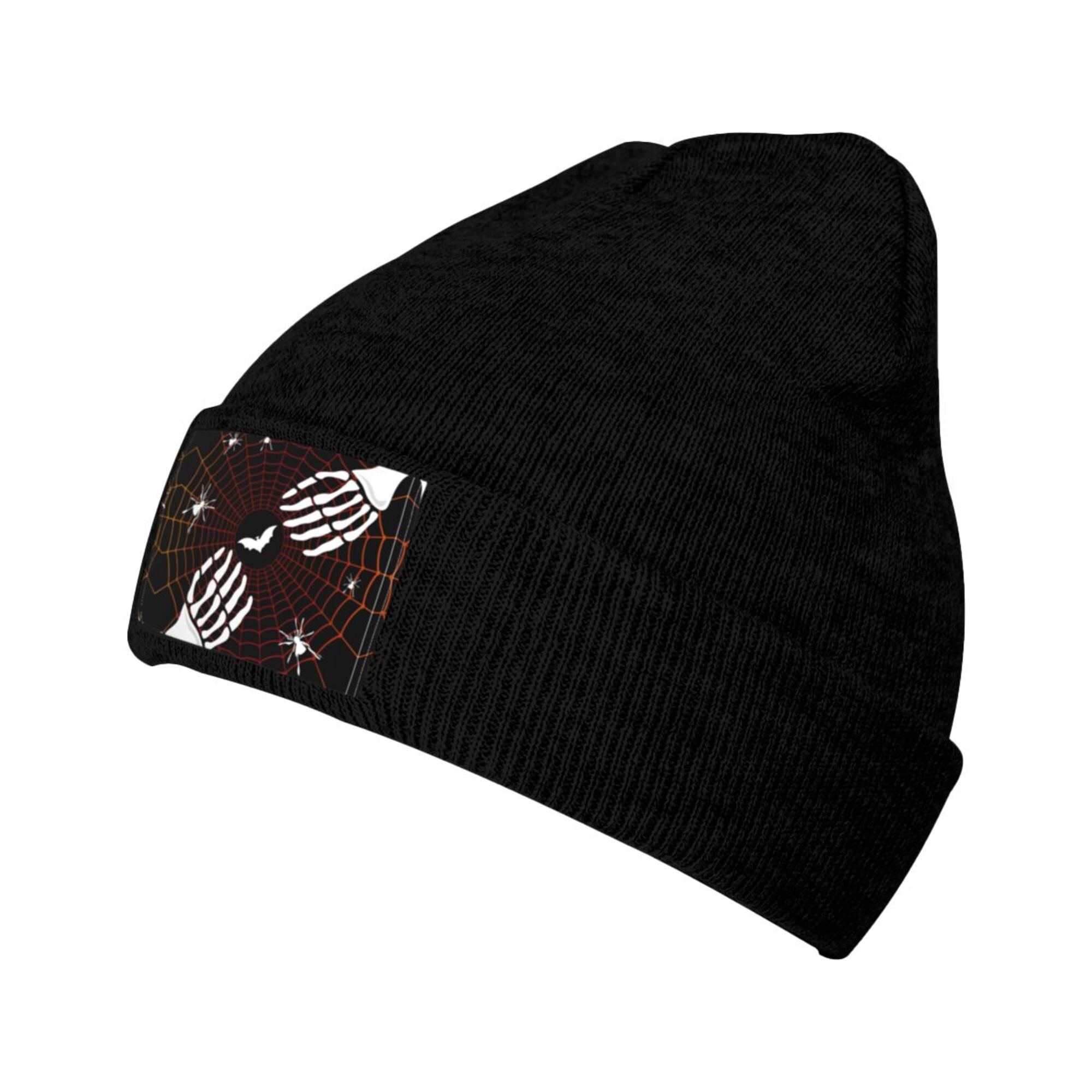 ZICANCN Knit Beanie Hat-Horror Skeleton Spider Bat Winter