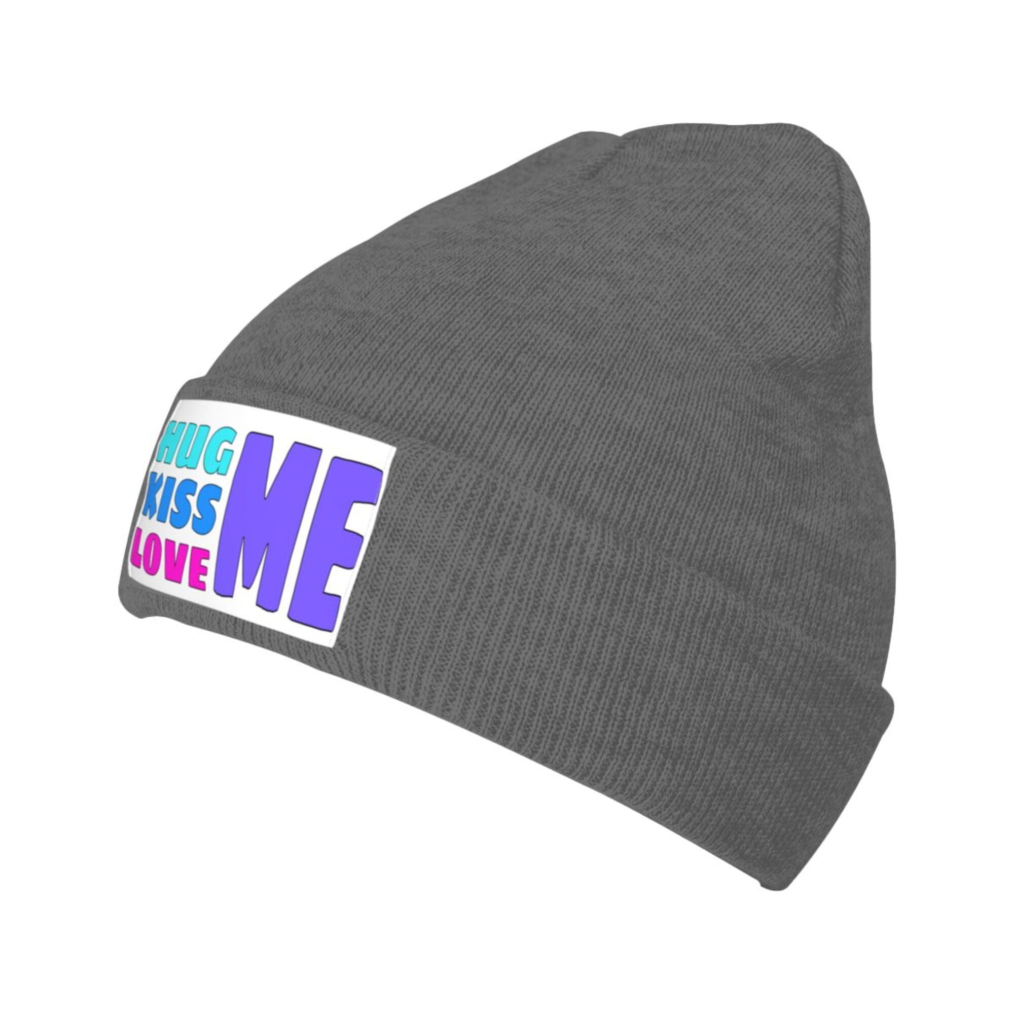 ZICANCN Knit Beanie Hat-Hug Kiss Love Me Winter Cap Soft Warm