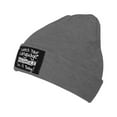 thumbnail image 1 of ZICANCN Knit Beanie Hat-Words Winter Cap Soft Warm Classic Hats for Men Women Cute, 1 of 8