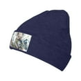 thumbnail image 1 of ZICANCN Koala Australia Knit Beanie Hat, Winter Cap Soft Warm Classic Hats for Men Women, Navy Blue, 1 of 8