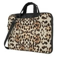 thumbnail image 1 of ZICANCN Laptop Case 13 inch, Funky Leopard Print Work Shoulder Messenger Business Bag for Women and Men, 1 of 9