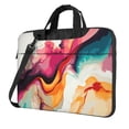 thumbnail image 1 of ZICANCN Laptop Case 13 inch, Marble Multicolored Surface Abstract Work Shoulder Messenger Business Bag for Women and Men, 1 of 9