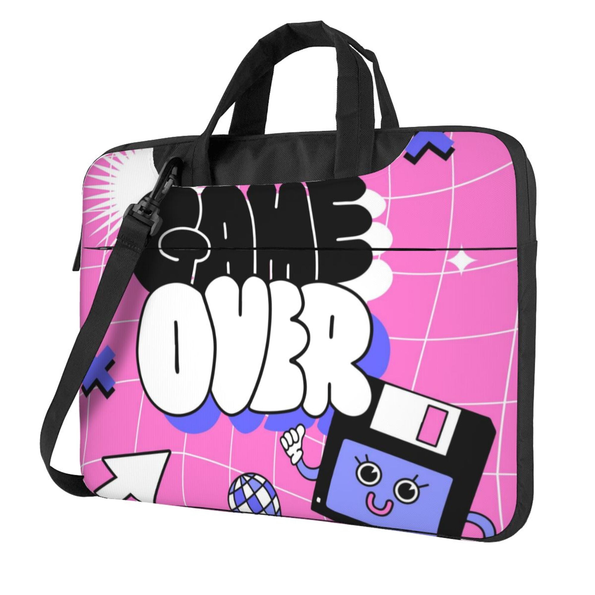 ZICANCN Laptop Case 14 inch, Pink Cartoon Kickball game Work Shoulder ...