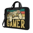 thumbnail image 1 of ZICANCN Laptop Case 14 inch, Rainbow Gaming Cute Controller Work Shoulder Messenger Business Bag for Women and Men, 1 of 9