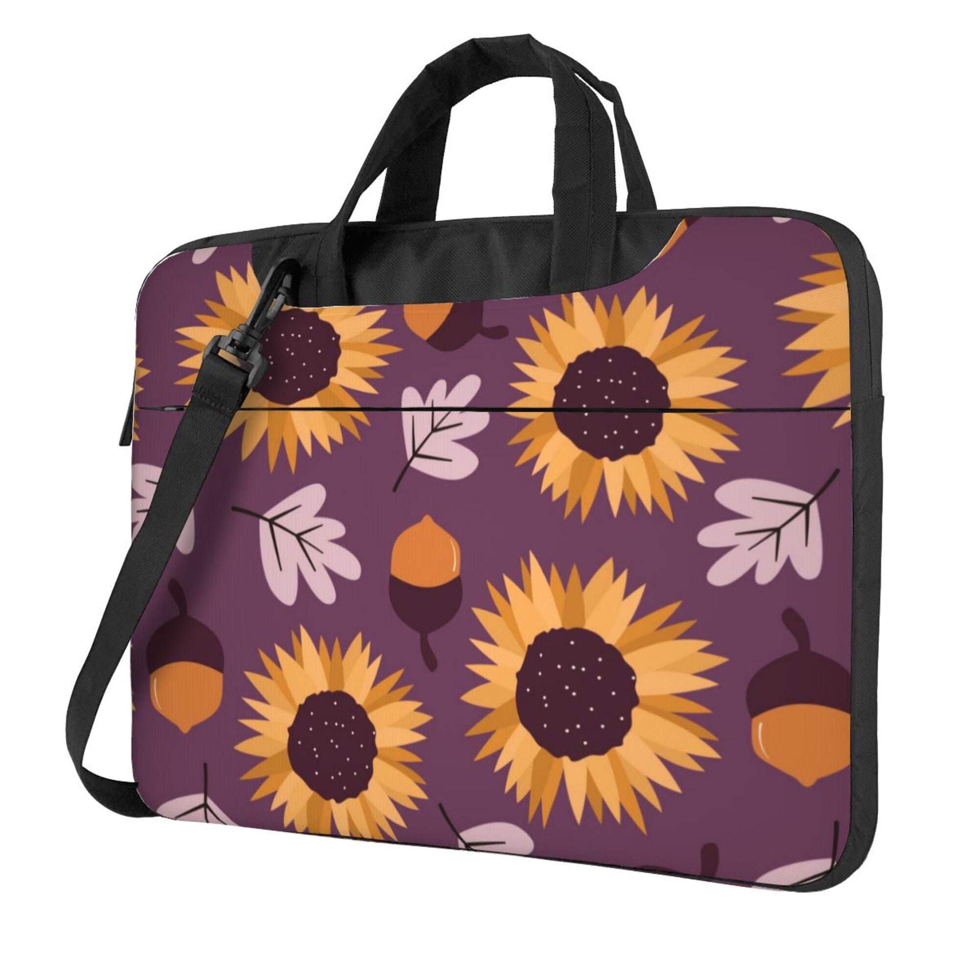 ZICANCN Laptop Case 15.6 inch, Cute Sunflowers Acorns Leaves Work ...