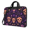 thumbnail image 1 of ZICANCN Laptop Case 15.6 inch, Ghosts Goblins Quirky Halloween Work Shoulder Messenger Business Bag for Women and Men, 1 of 9