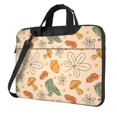 thumbnail image 1 of ZICANCN Laptop Case 15.6 inch, Leaf Bird Mushroom Autumn Work Shoulder Messenger Business Bag for Women and Men, 1 of 9
