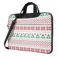 thumbnail image 1 of ZICANCN Laptop Case 15.6 inch, Snowflake Holiday Tree Reindeer Work Shoulder Messenger Business Bag for Women and Men, 1 of 7