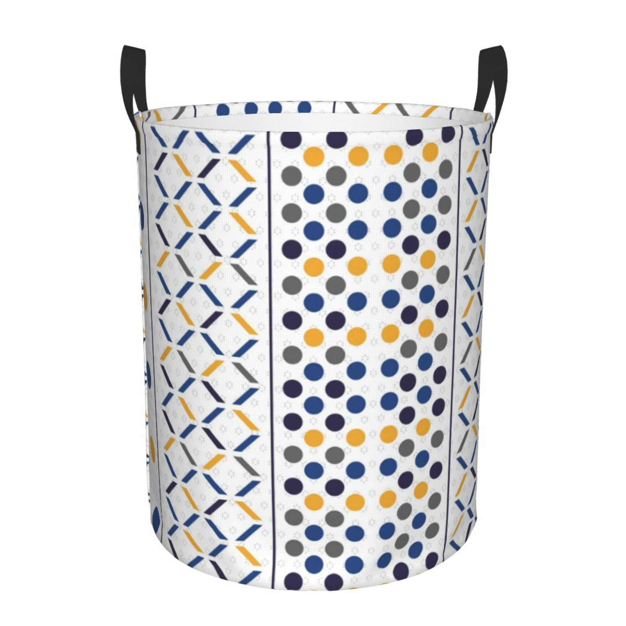 Neon Pink Ethic Aztec Print Laundry Basket