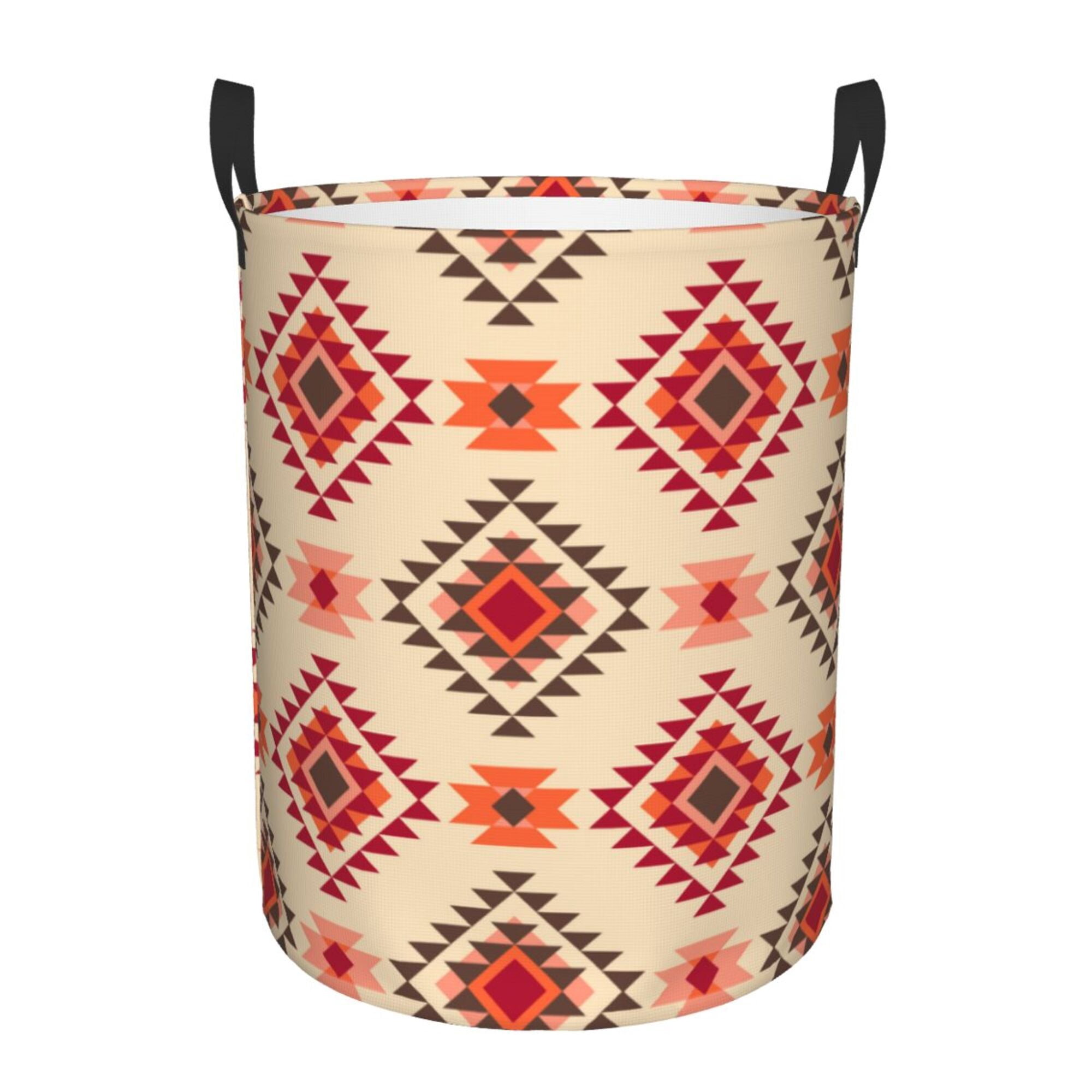 ZICANCN Laundry Basket Organizer, Boho Ethnic Native Style Collapsible ...
