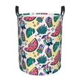 thumbnail image 1 of ZICANCN Laundry Basket Organizer, Cool Cartoon Watermelon Ice Cream Collapsible Hamper for Bathroom Bedroom Laundry Room, Medium Size, 1 of 7