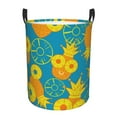 thumbnail image 1 of ZICANCN Laundry Basket Organizer, Funny Pineapple Cute Doodle Collapsible Hamper for Bathroom Bedroom Laundry Room, Small Size, 1 of 7
