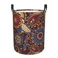 thumbnail image 1 of ZICANCN Laundry Basket Organizer, Persian Paisley Red Floral Collapsible Hamper for Bathroom Bedroom Laundry Room, Small Size, 1 of 7