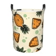 thumbnail image 1 of ZICANCN Laundry Basket Organizer, Pineapple Fruit Seamless Pattern Collapsible Hamper for Bathroom Bedroom Laundry Room, Medium Size, 1 of 7