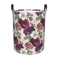 thumbnail image 1 of ZICANCN Laundry Basket Organizer, Vintage Flower Elegant Rose Collapsible Hamper for Bathroom Bedroom Laundry Room, Medium Size, 1 of 7