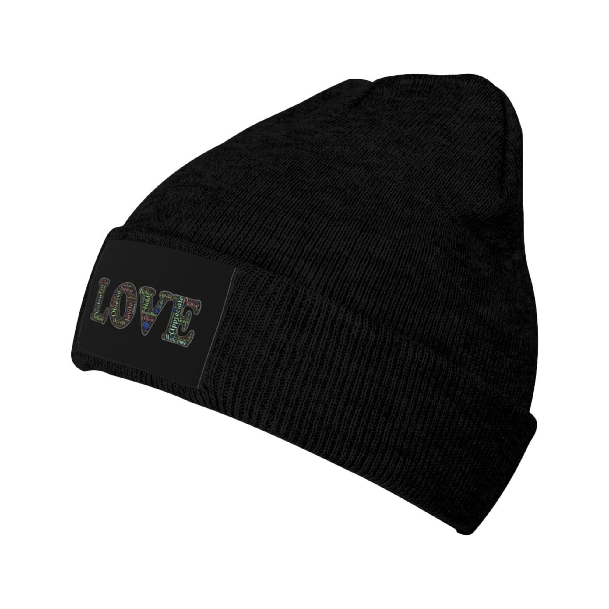 ZICANCN Love the Moment Knit Beanie Hat, Winter Cap Soft Warm