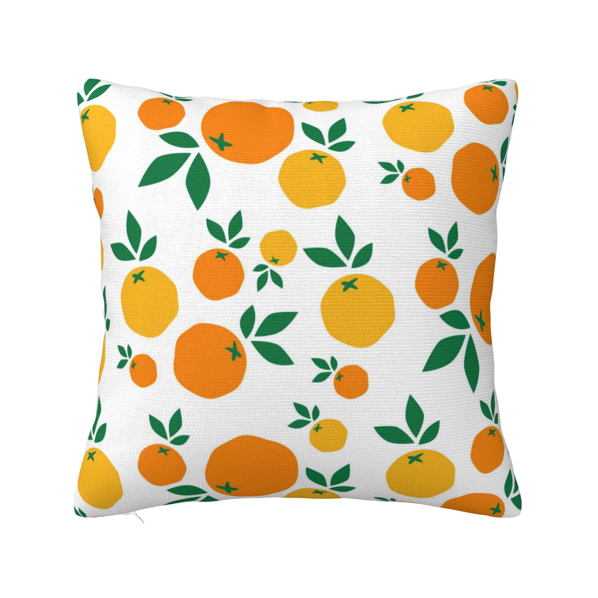 NGZS Vintage Floral Pillow Covers 18x18 Inches, Pack Of 2 - Farmhouse Decor For Living Room, Sofa, Bed - Forest Deer Print, Hidden Zipper, Polyester
