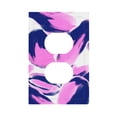 thumbnail image 1 of ZICANCN Outlet Covers Wall Plate, Abstract Pastel Tulip Light Switch Cover Decorative, Duplex Toggle Combo 1-Gang, 1 of 9