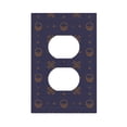 thumbnail image 1 of ZICANCN Outlet Covers Wall Plate, Dark Skulls Blue Bones Light Switch Cover Decorative, Duplex Toggle Combo 1-Gang, 1 of 9