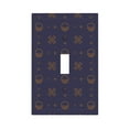 thumbnail image 1 of ZICANCN Outlet Covers Wall Plate, Dark Skulls Blue Bones Light Switch Cover Decorative, Duplex Toggle Combo 1-Gang, 1 of 9