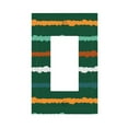 thumbnail image 1 of ZICANCN Outlet Covers Wall Plate, Green Modern Line Light Switch Cover Decorative, Duplex Toggle Combo 1-Gang, 1 of 9