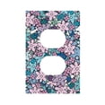 thumbnail image 1 of ZICANCN Outlet Covers Wall Plate, Pink Abstract Flower Light Switch Cover Decorative, Duplex Toggle Combo 1-Gang, 1 of 9