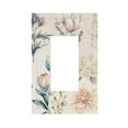 thumbnail image 1 of ZICANCN Outlet Covers Wall Plate, Pretty Delicate Watercolor Flower Light Switch Cover Decorative, Duplex Toggle Combo 1-Gang, 1 of 9