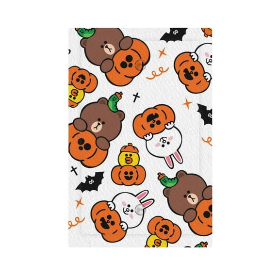 ZICANCN Outlet Covers Wall Plate, Pumpkin Bear Bat Bunny Light Switch Cover Decorative, Duplex Toggle Combo 1-Gang