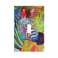thumbnail image 1 of ZICANCN Outlet Covers Wall Plate, Zebra Animal Impressionism Light Switch Cover Decorative, Duplex Toggle Combo 1-Gang, 1 of 9