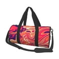thumbnail image 1 of ZICANCN Pink Swirl Abstract Art Travel Duffle Bag, Sports Tote Gym Bag Weekenders Bags for Women Men, 1 of 8