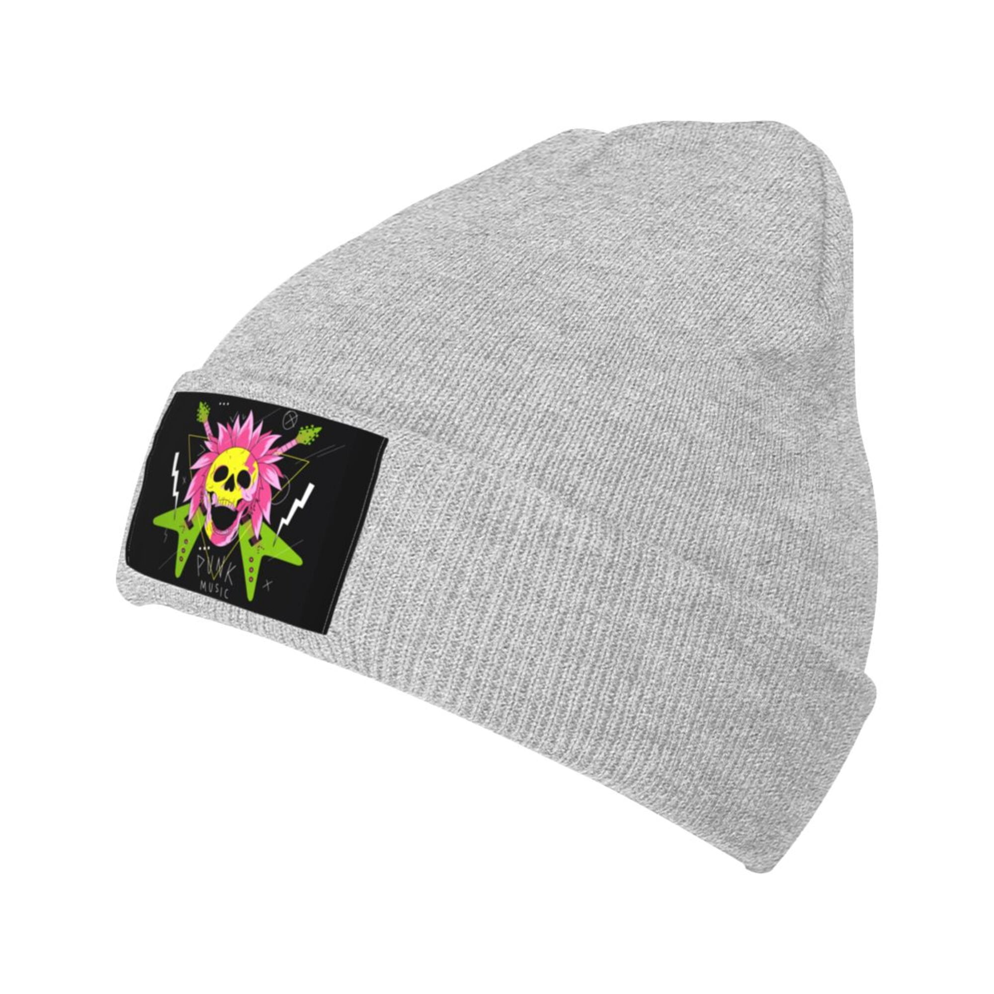 帽子 KUIN l ring punk beanie ZICANCN Punk Rock Playing Music Knit Beanie Hat, Winter Cap Soft