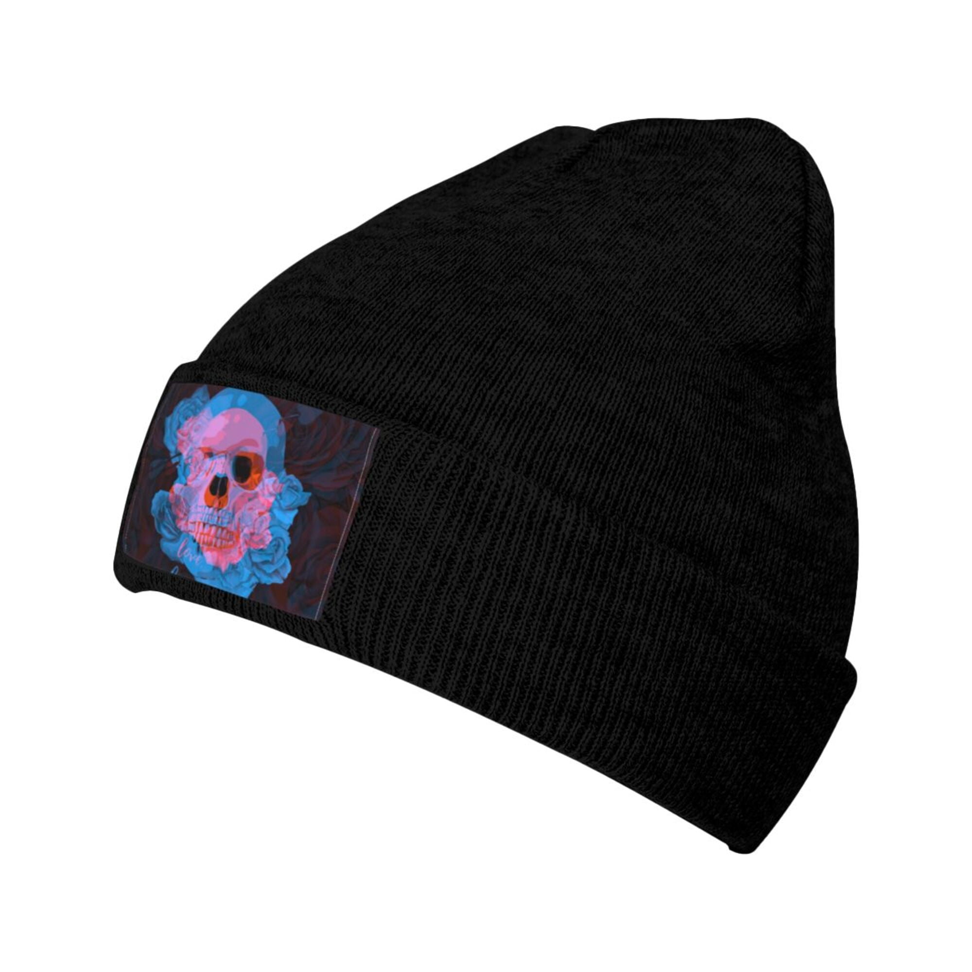 ZICANCN Romantic Love Skeleton Illustration Knit Beanie Hat ZICANCN Romantic Love Skeleton Illustration Knit Beanie Hat