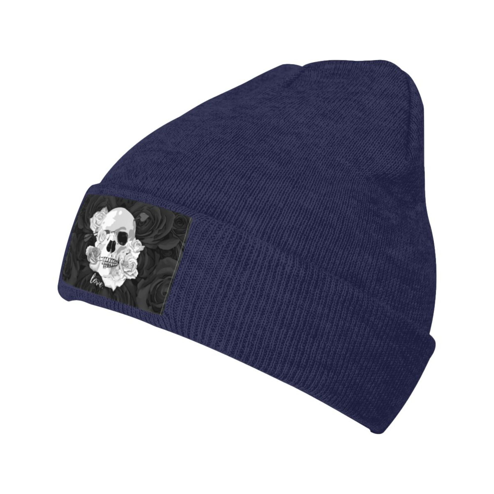 ZICANCN Romantic Love Skeleton Print Knit Beanie Hat, Winter ZICANCN Romantic Love Skeleton Print Knit Beanie Hat, Winter