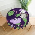 thumbnail image 1 of ZICANCN Round Table Cloths 60 Inch, Halloween Spooky Scary Celebration Eve Table Cover Waterproof Washable Outdoor Picnic Tablecloth, 1 of 8