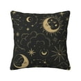 thumbnail image 1 of ZICANCN Stars Magic Space Galaxy Throw Pillow Covers, Bed Couch Sofa Knit Decorative Pillow Covers for Living Room Farmhouse, 16"x16", 1 of 8
