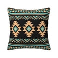 thumbnail image 1 of ZICANCN Vintage Aztec Tribal Style Throw Pillow Covers, Bed Couch Sofa Knit Decorative Pillow Covers for Living Room Farmhouse, 20"x20", 1 of 8